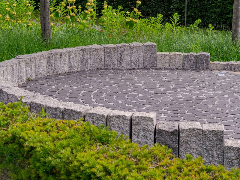 Hardscaping work