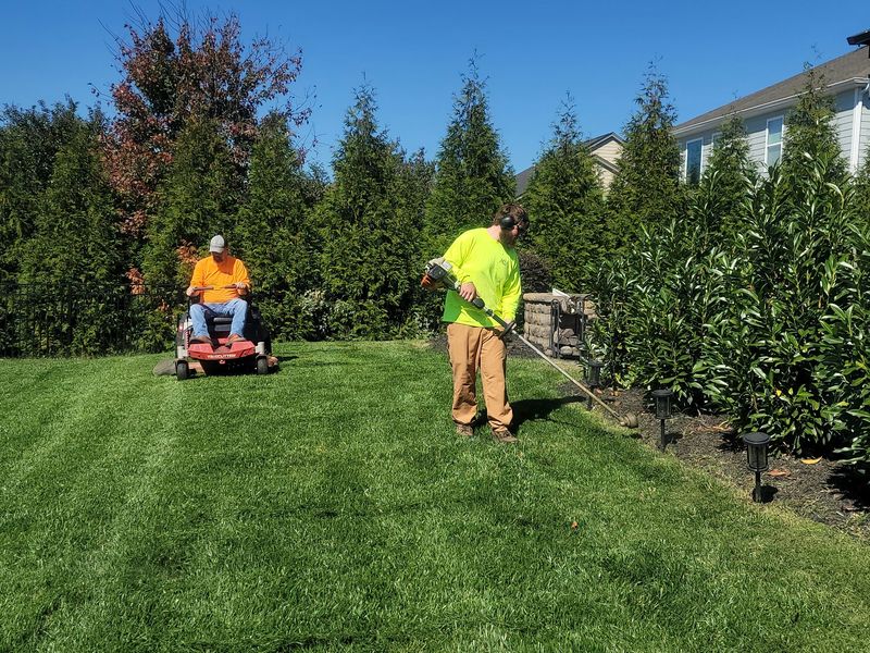 Landscaping work