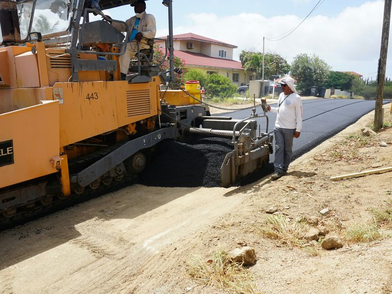 Paving work